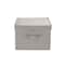 Household Essentials Fabric Storage Bin with Lid, 2ct.